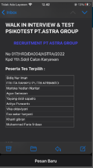 PT. Astra Group Bekasi