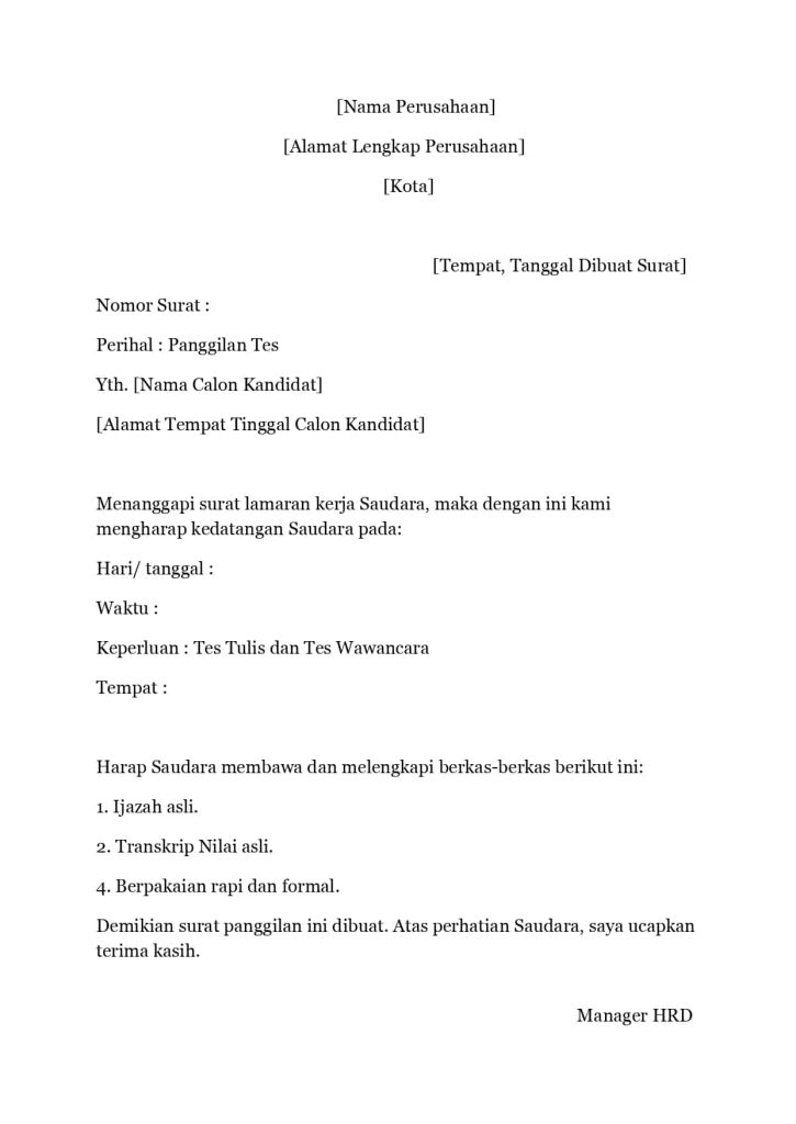 10 Contoh Surat Pengunduran Diri Gratis Download - Layanan Pintarnya