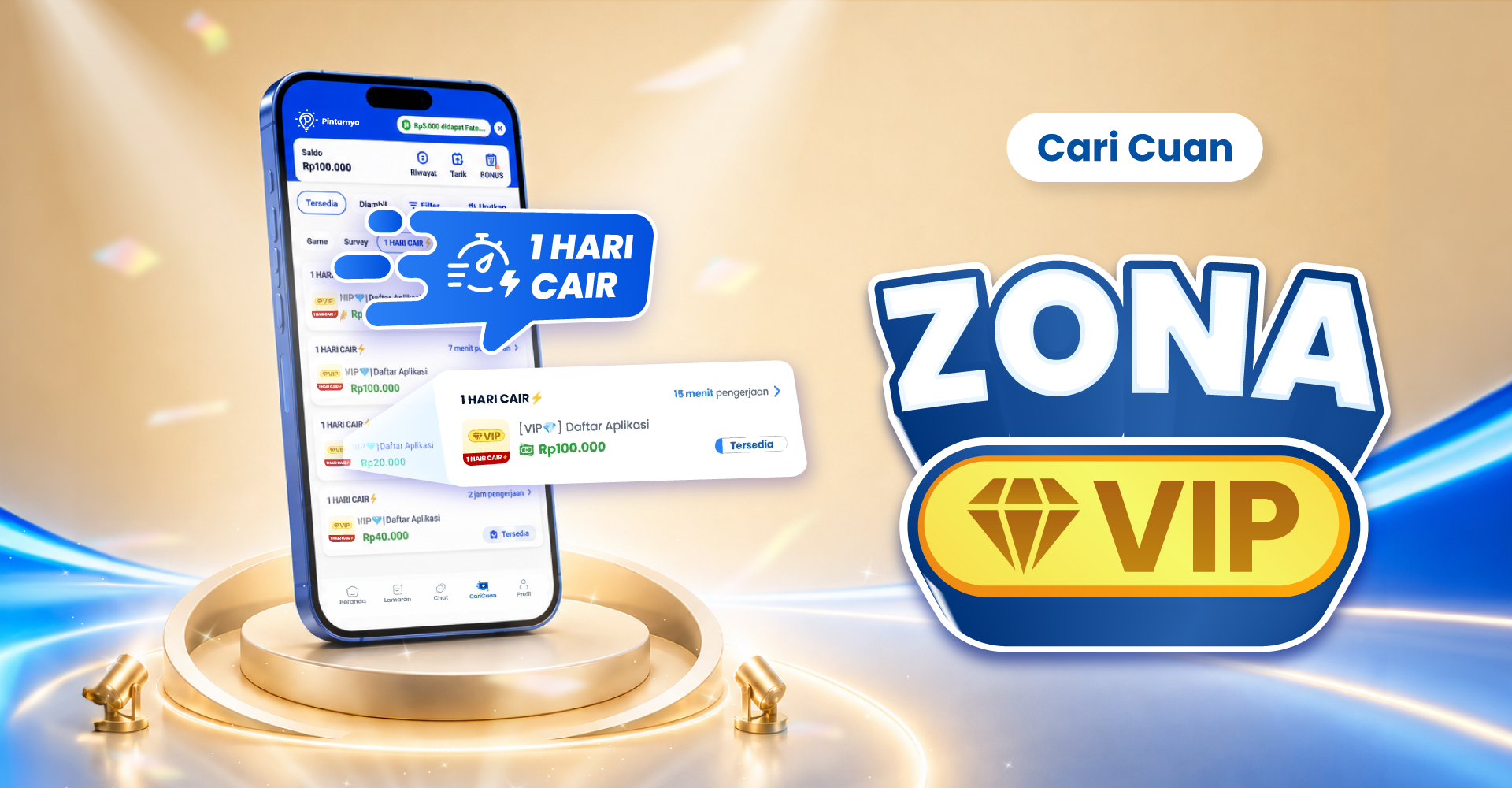 Pintarnya - Cari Cuan VIP Zone